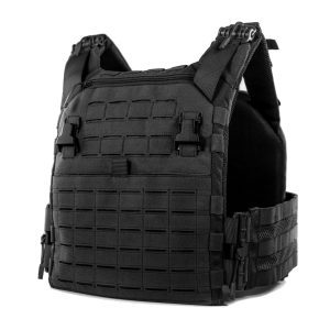 0331 Tactical Sierra Plate Carrier Black Front Angle
