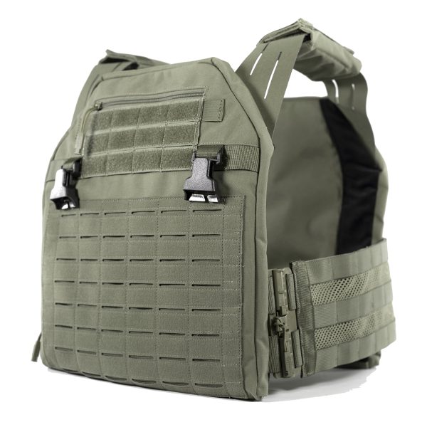 0331 Tactical Tailwind Plate Carrier OD Green Front Angle