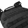 0331 Tactical Rift Plate Carrier Black Rear Velcro